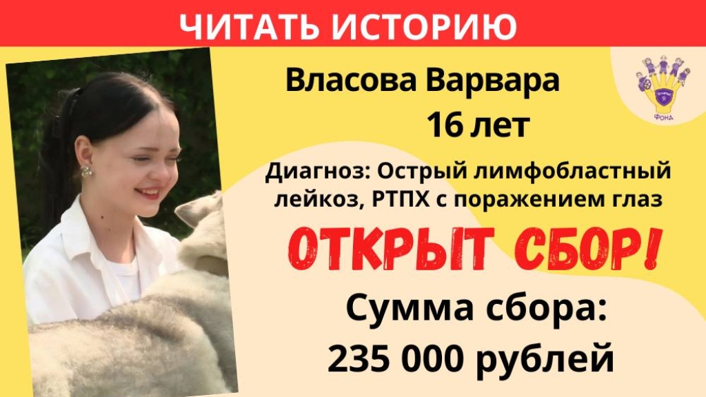 Власова Варвара Храбрый Я, Благотворительный Фонд
