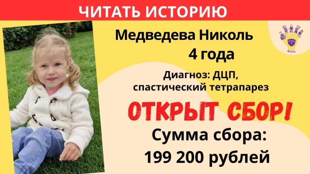 Медведева Николь Храбрый Я, Благотворительный Фонд